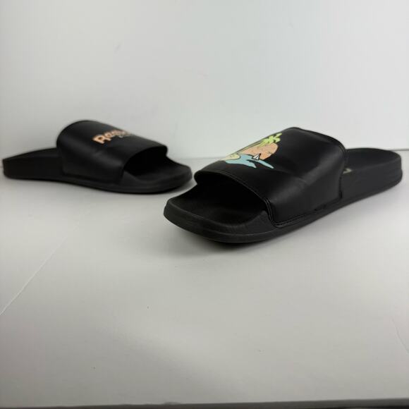 Reebok Classic Slide Swim Men's Slide Sandals Black/Aurorg/Chalk FZ3170 OSS6u - Picture 2 of 9